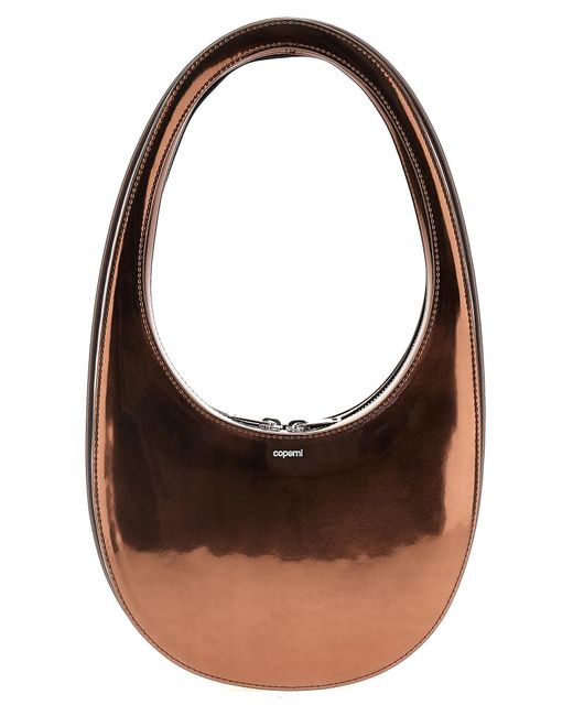 Coperni Brown 'Mirrored Swipe Bag' Handbag