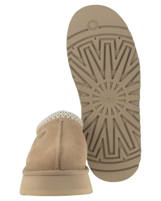 Ugg Brown Tazz Slippers With Platform