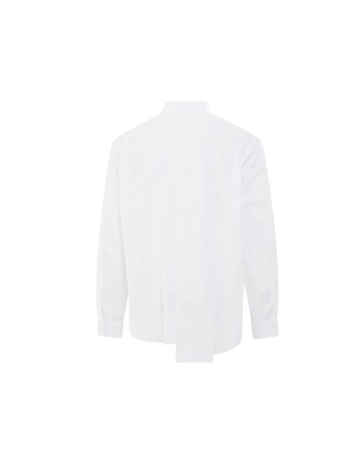 Camisa asimétrica de Loewe de hombre de color White