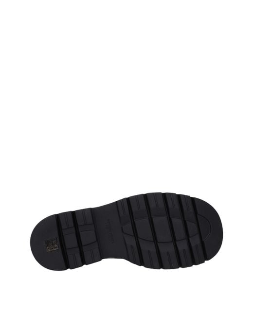 Bottega Veneta Gray Stivaletti Uomo Pelle Grigio/Asfalto for men