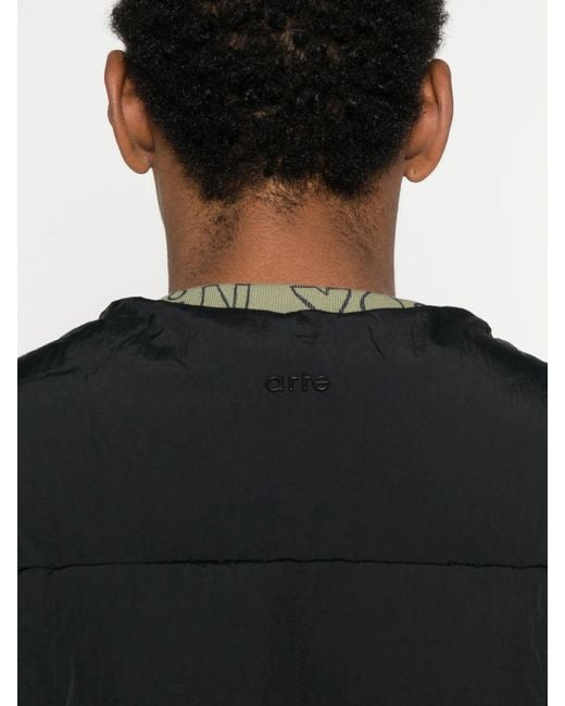 Arte' Black Puffer Vest for men