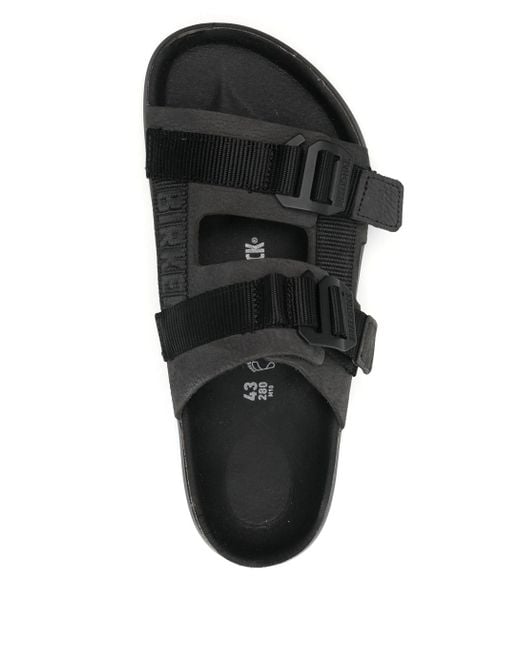 Birkenstock Black Shinjuku 2S, Nubuck Leather/Textile Shoes