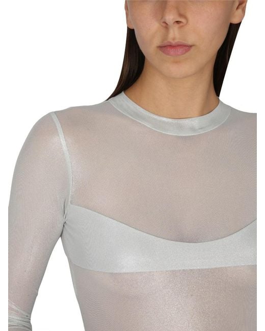 NOT AFTER TEN White Body Tulle