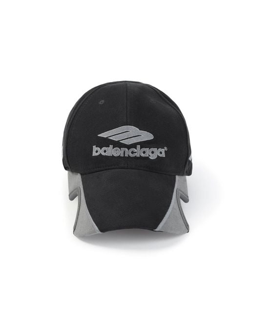 Balenciaga Black American Football Cap