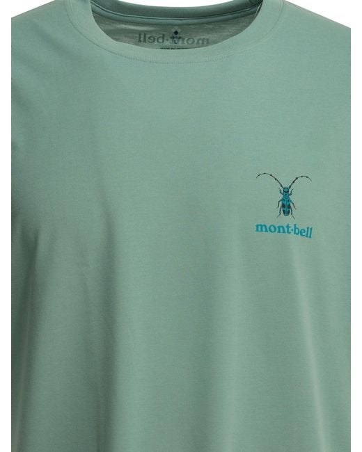 Montbell Green Light Polyester T-Shirt