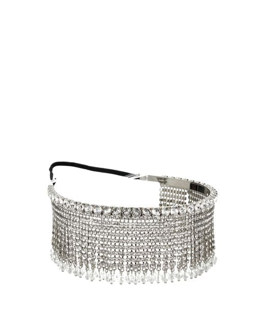 Miu Miu Gray Accessori Per Capelli Donna Argento
