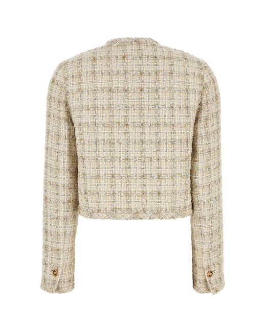 Versace Natural Tweed Blazer