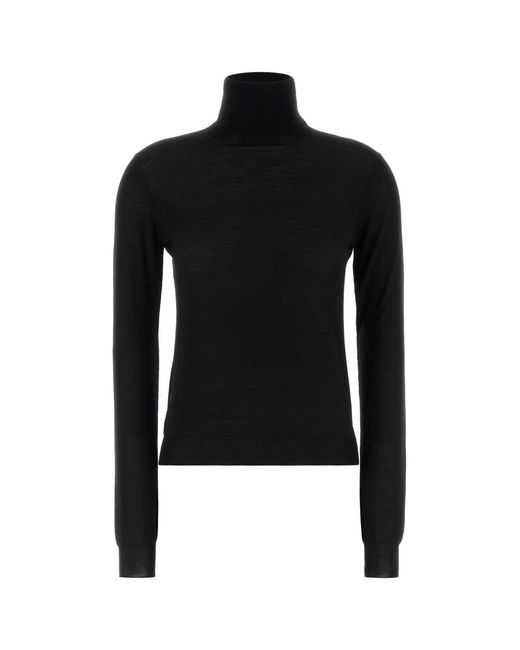 Prada Black Wool Sweater