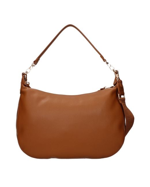 Liu Jo Brown Borse A Spalla Kaliska Donna Poliestere Marrone/Crusca