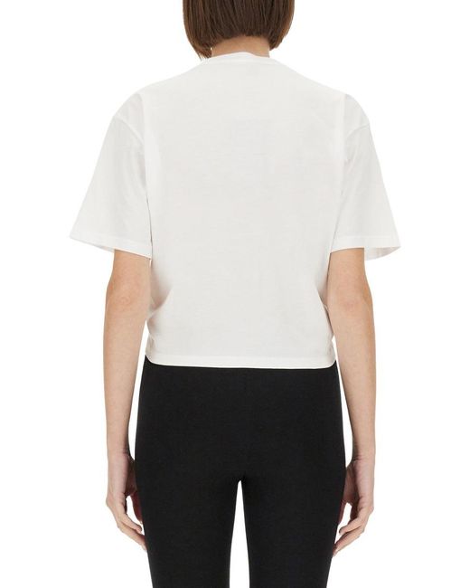 Versace White "1978 Re Edition Safety Pin" T Shirt for men