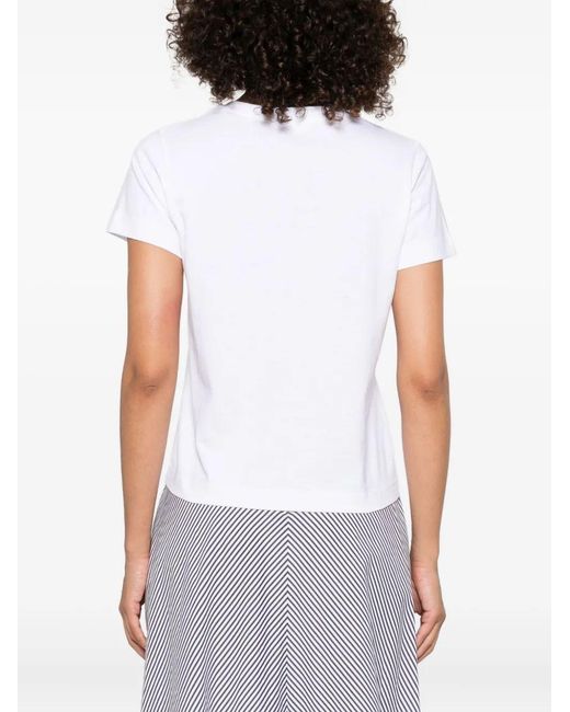 Moncler White Ss T-Shirt