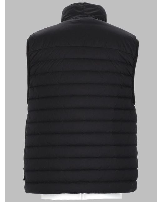 Stone Island Black Elevated Utility Vest For for men