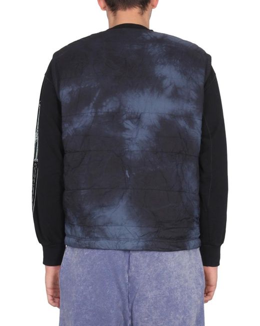 Aries Blue V-Neck Vest