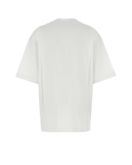 Gucci White S/S T-Shirt Heavy Cotton Jerse