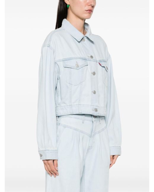 Levi's Denim Truckerjack in het Blue
