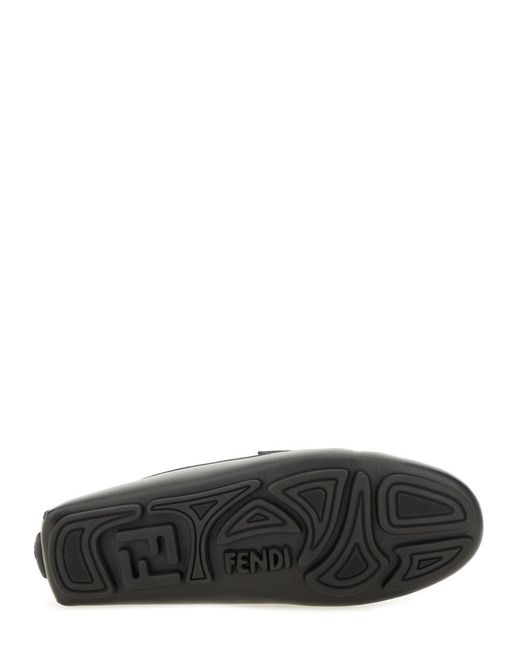 Fendi Brown Ff Squared Driver for men