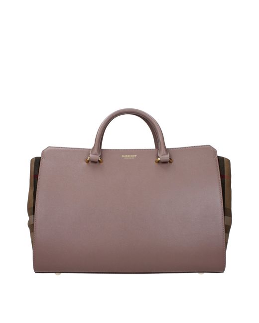 Burberry Purple Frauen 's Handtaschen Leder- und Lederwaren