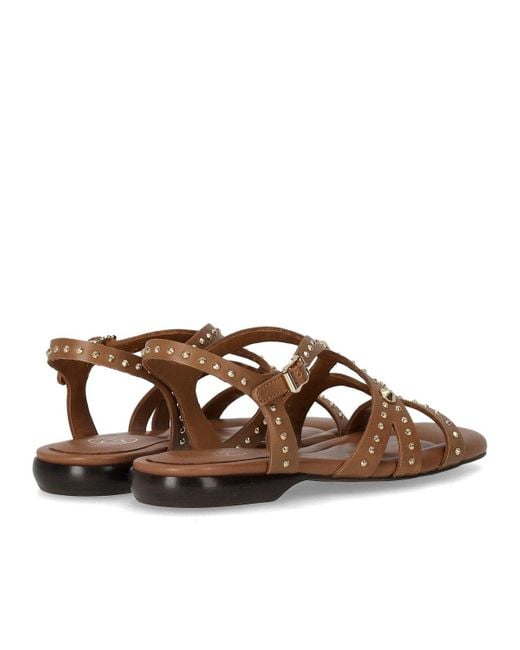 Ash Brown Ruby Cinnamon Flat Sandal