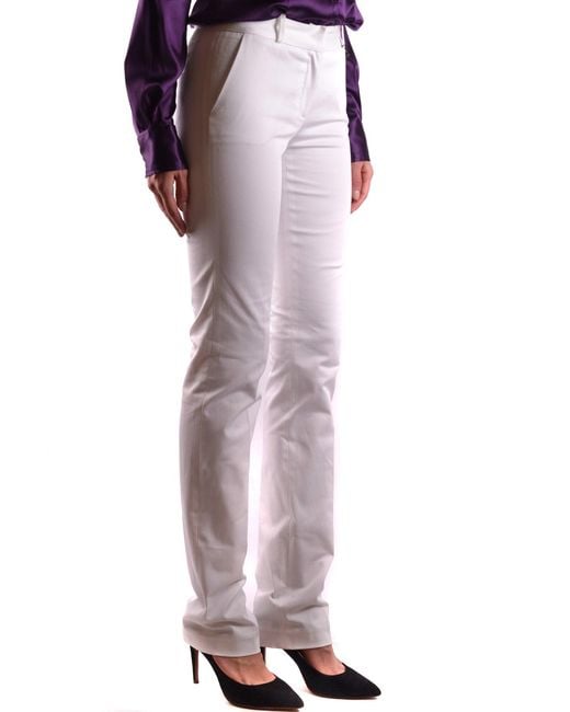 Dolce & Gabbana White Trousers D&g