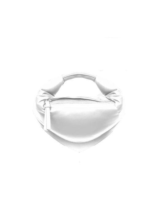 FEDERICO CINA White Mini Tortellino Tote Bag