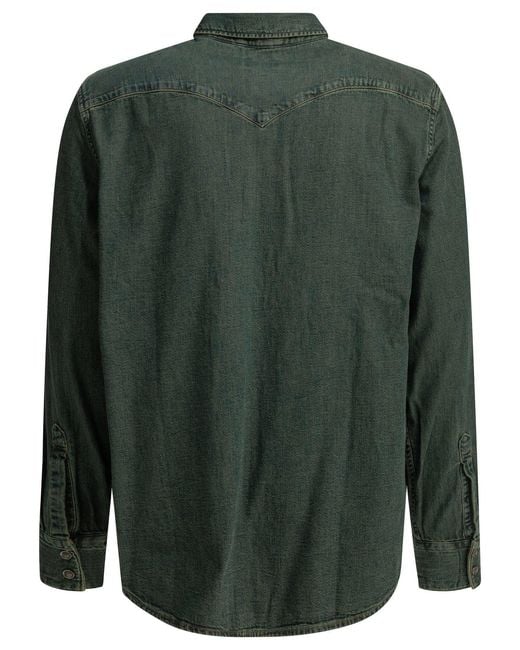 Levi's Green "Barstow Western Shirt" Casual Shirt for men