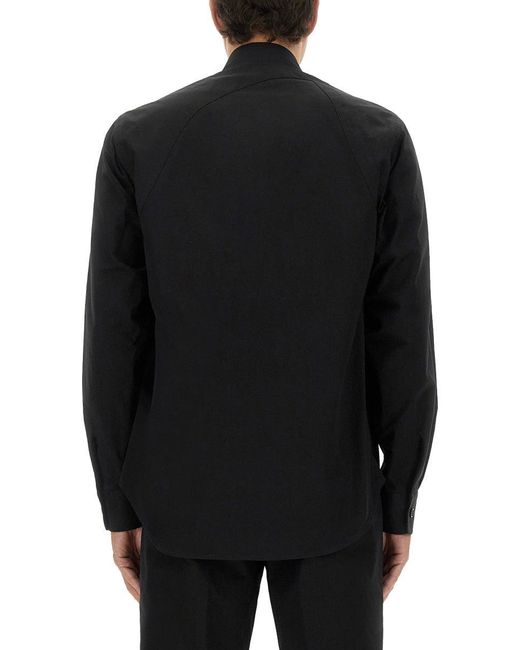 McQueen Black Jacket-Shirt "Harness" for men