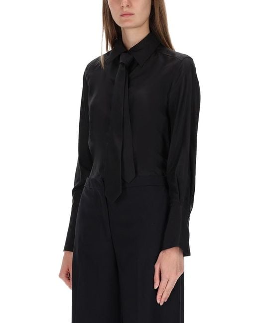 Paul Smith Black Shirt With Tie