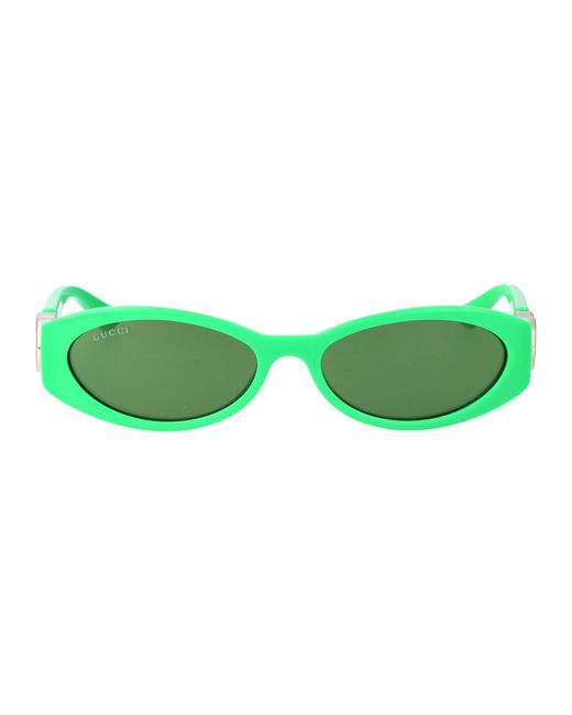 Gucci Green Sunglasses