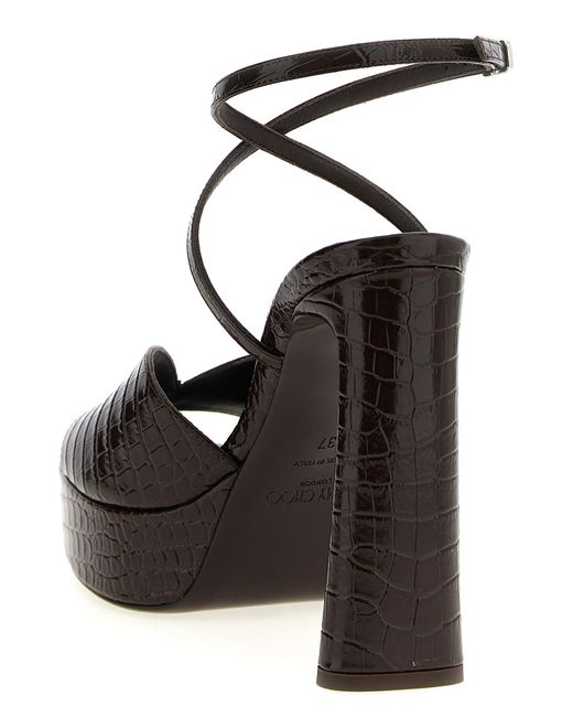 Jimmy Choo Black 'Karli' Sandalen