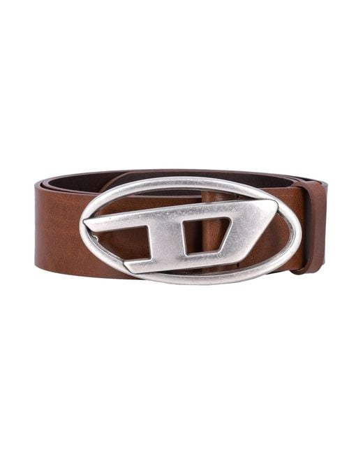 DIESEL Brown B-1Dr Belt for men