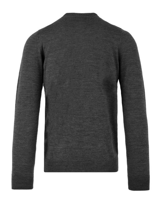 Drumohr T Shirts En Polos Grijs in het Black voor heren