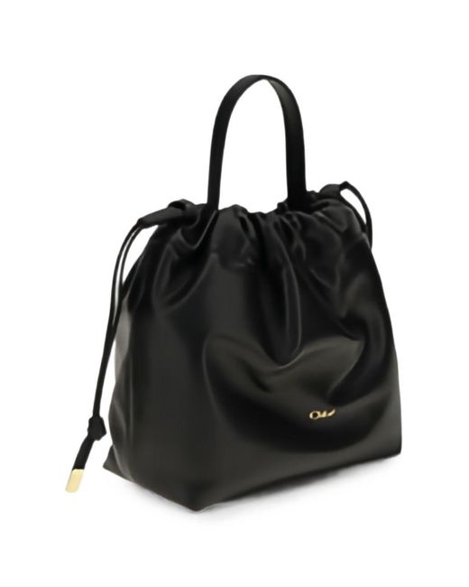 Chloé Black Chloé Chloé Icons Leather Clutch