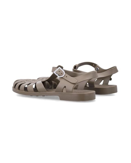 Méduse Metallic Flat Shoes