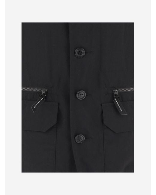 And Wander Black Nylon Jacket