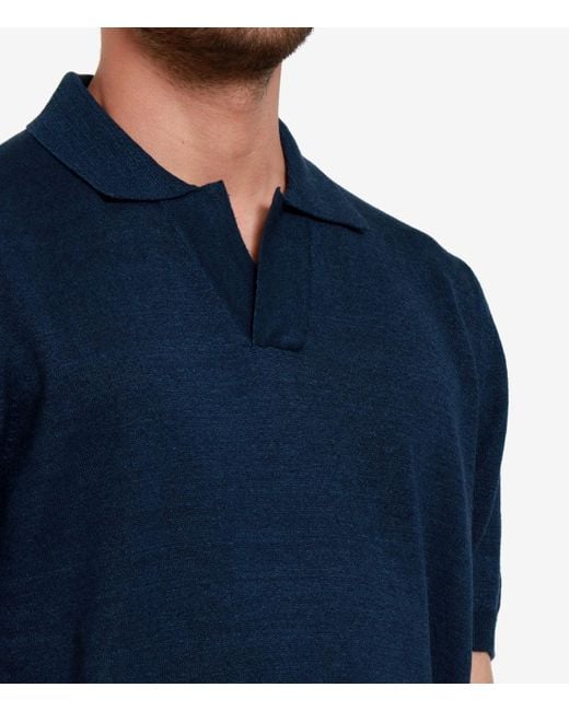 Tagliatore Blue T Shirts And Polos for men