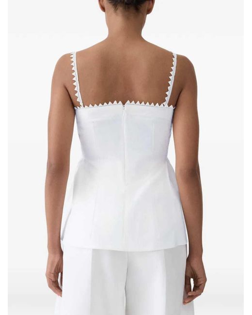 Jacquemus Top Traversin in het White