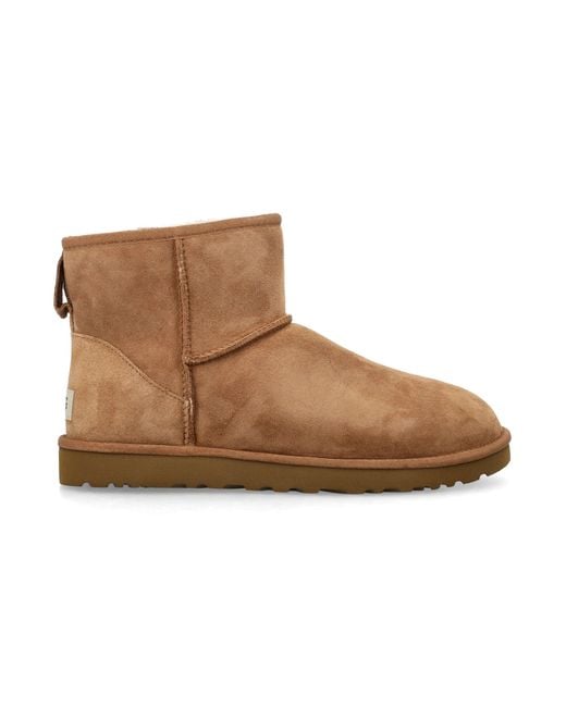 Ugg Brown Classic Mini Suede Boots for men