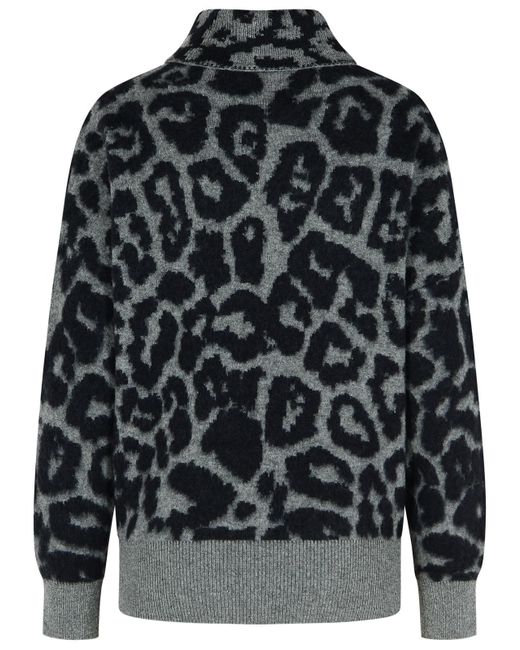 Stella McCartney Gray Grey Alpaka Blend Rollkrageneck -Pullover