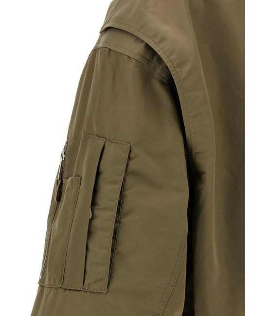Chaqueta completa de estudios 'Broad Bomber' Entire studios de hombre de color Green