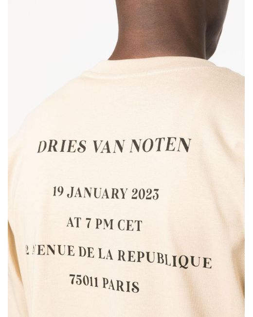 Dries Van Noten Natural 02570 Heli Pr Show 7602 M.K.T Shirt