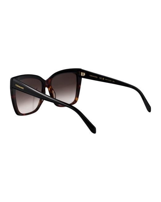 Ferragamo Brown Sunglasses