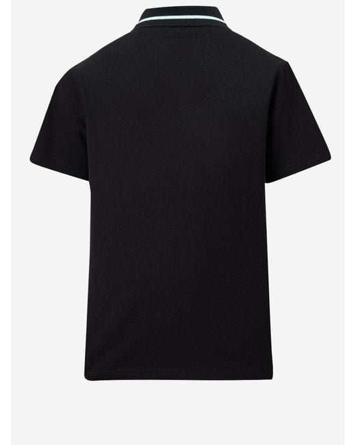 Just Cavalli Black Polo Shirt Cotton for men