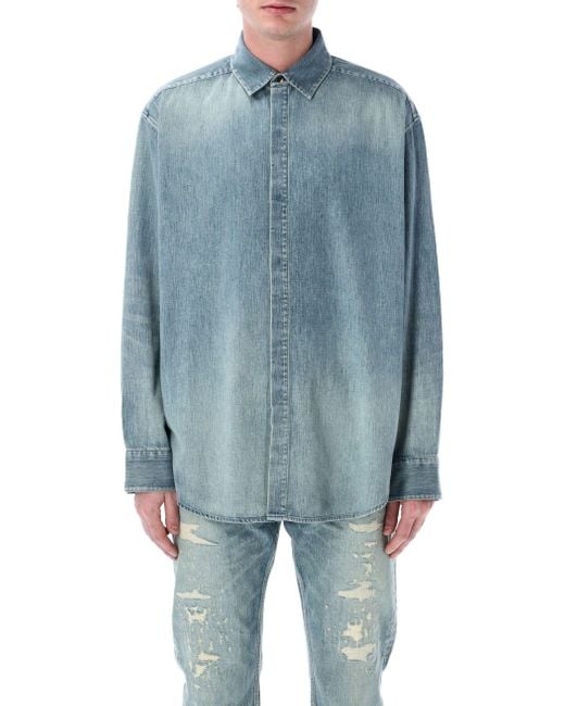 Fear Of God Angst Voor God T Shirts En Polos in het Blue voor heren