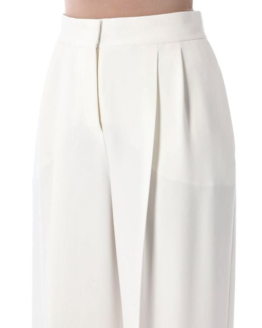 Alberta Ferretti White Hosen weiß