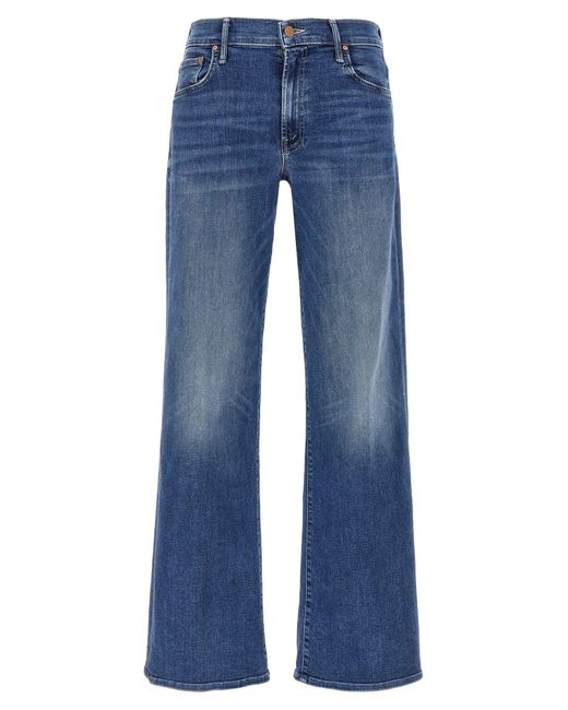 Mother Moeder 'the Mid Rise Maven Sneak' Jeans in het Blue