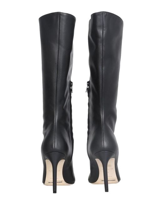 Giannico Black Victoria Boots