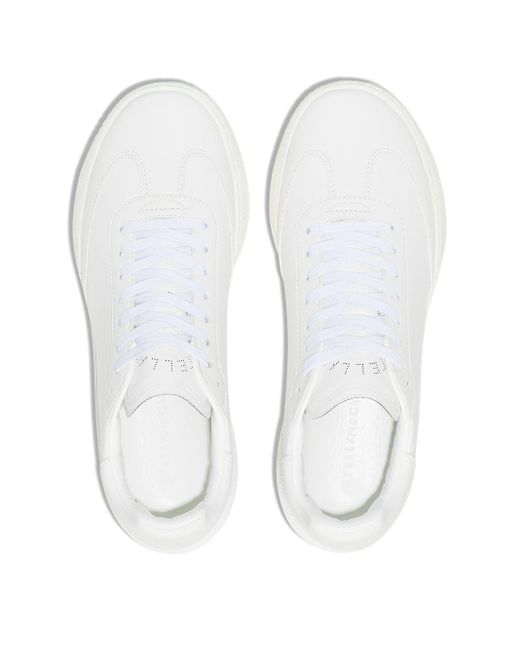 Stella McCartney White 'Loop' Sneakers
