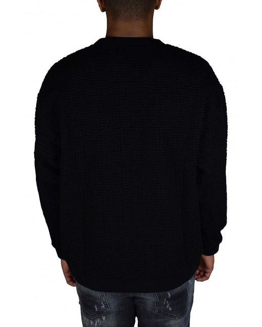 Jersey Balmain de hombre de color Black