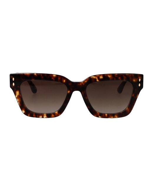 Isabel Marant Brown Havana Acetate Sunglasses