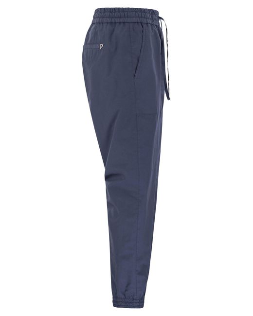 Alba Cotton Jogger pantaloni di Dondup in Blue
